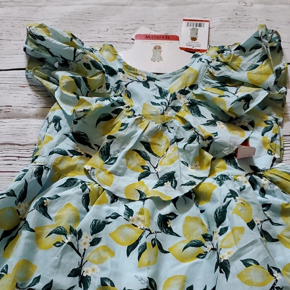 French Connection Yellow and Green Ruffled Tiered Sundress - Picture 6 of 10